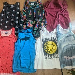 Tee shirts and tank tops $5 each